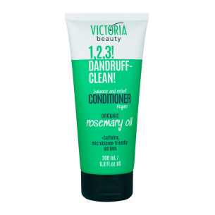 Victoria Beauty 1,2,3! DANDRUFF-CLEAN! Успокояващ балсам за скалп с кофеин Victoria Beauty 1,2,3! DANDRUFF-CLEAN! Успокояващ балсам за скалп с кофеин