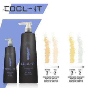 Маска за неутрализиране на топлите тонове BES Cool - IT