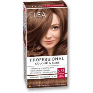 ELEA Боя за коса "Elea Professional Colour & Care" - № 5/57 Златно светло кафяв ELEA Боя за коса "Elea Professional Colour & Care" - № 5/57 Златно светло кафяв