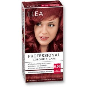 ELEA Боя за коса "Elea Professional Colour & Care" - № 6/56 Светъл махагон