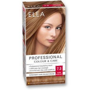 ELEA Боя за коса "Elea Professional Colour & Care" - № 7/3 Топъл лешник ELEA Боя за коса "Elea Professional Colour & Care" - № 7/3 Топъл лешник