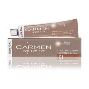 Безамонячна кремообразна боя за първите сиви коси Carmen Ton Sur Ton