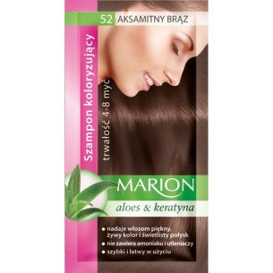 Marion Шампоан оцветител 52 кадифено кафяво / velvet brown ( 6 бр в кутия )