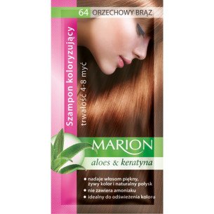 Marion Шампоан оцветител 64 орехово кафяво / hazelnut brown ( 6 бр в кутия )