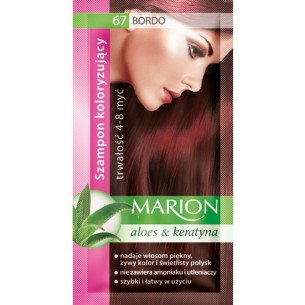 Marion Шампоан оцветител 67 бордо / claret ( 6 бр в кутия )