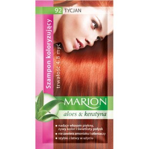 Marion Шампоан оцветител 92 тициан / titan ( 6 бр в кутия )