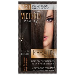 Victoria Beauty V 21 MEDIUM BROWN / MARRON MODÉRÉ / СРЕДНО КАФЯВ 40 гр.