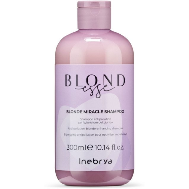 Inebrya BLONDE MIRACLE SHAMPOO Хелатиращ, подсилващ русото шампоан