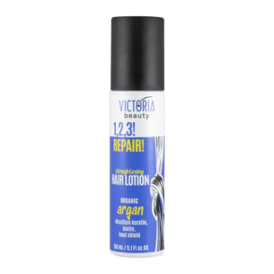 Victoria Beauty 1,2,3! REPAIR! Термозащитен лосион за изправяне на коса с арган Victoria Beauty 1,2,3! REPAIR! Термозащитен лосион за изправяне на коса с арган