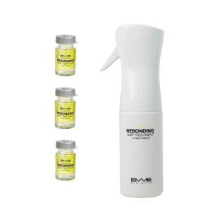 EMME Diciotto KIT REBONDING Ребондираща терапия за коса + термозащита и 3 флакона за увредена коса