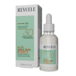 Revuele Aloe Daily Sun Ежедневен серум за лице с алое и SPF 30 Revuele Aloe Daily Sun Ежедневен серум за лице с алое и SPF 30