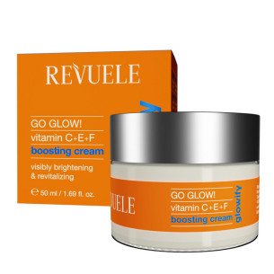 Revuele GO GLOW! Подсилващ крем за лице с витамини C+E+F