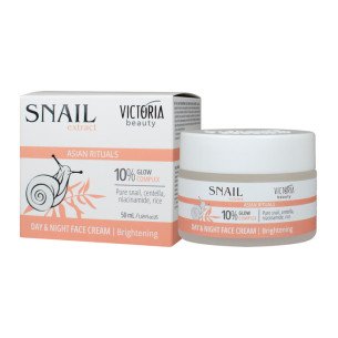 Victoria Beauty Snail Extract Asian Rituals Дневен и нощен изсветляващ крем за лице с охлювен екстракт Victoria Beauty Snail Extract Asian Rituals Дневен и нощен изсветляващ крем за лице с охлювен екстракт