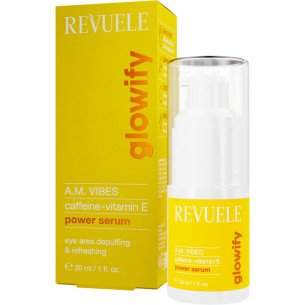 Revuele GLOWIFY A.M. Vibes Серум за лице с кофеин и Витамин Е Revuele GLOWIFY A.M. Vibes Серум за лице с кофеин и Витамин Е