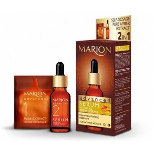 MARION РЕВИТАЛИЗИРАЩ СЕРУМ С ЕКСТРАКТ ОТ АМБЪР 2В1 18,5ml MARION РЕВИТАЛИЗИРАЩ СЕРУМ С ЕКСТРАКТ ОТ АМБЪР 2В1 18,5ml