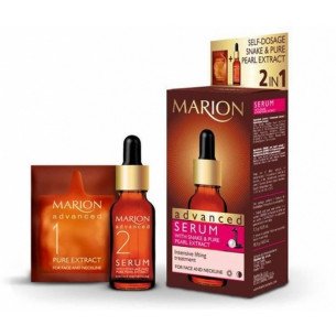 MARION СТЯГАЩ СЕРУМ С ЕКСТРАКТ ОТ ЗМИЙСКА ОТРОВА & ПЕРЛА 18.5 ml MARION СТЯГАЩ СЕРУМ С ЕКСТРАКТ ОТ ЗМИЙСКА ОТРОВА & ПЕРЛА 18.5 ml