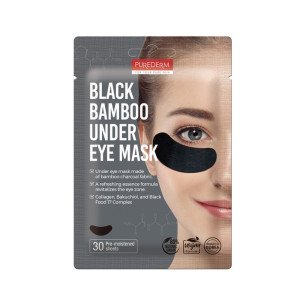 Purederm Пачове за под очи с черен бамбук 30 броя