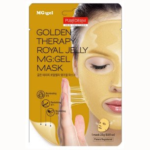 Purederm Регенерираща хидрогел маска за лице с пчелно млечице, злато и колаген Purederm Регенерираща хидрогел маска за лице с пчелно млечице, злато и колаген