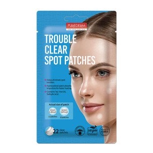 Purederm Пачове за лице Trouble Clear против акне Purederm Пачове за лице Trouble Clear против акне