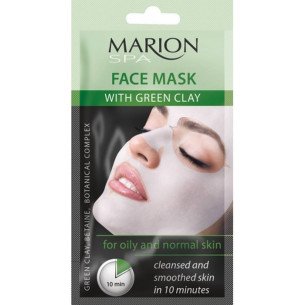 Marion МАСКА ЗА ЛИЦЕ СЪС ЗЕЛЕНА ГЛИНА 15ml