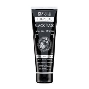 Revuele No problem Черна пилинг маска за лице с активен въглен 80 ml Revuele No problem Черна пилинг маска за лице с активен въглен 80 ml