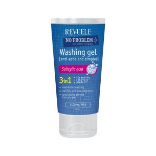 Revuele No problem Гел за измиване на лице 3 в 1 със салицилова киселина 200 ml
