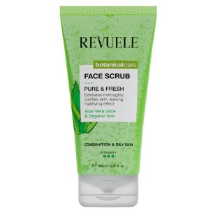 Revuele Pure & Fresh Скраб за лице с алое и органичен ориз