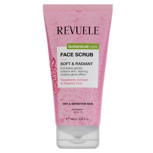 Revuele Soft & Radiant Скраб за лице с малина и органичен ориз