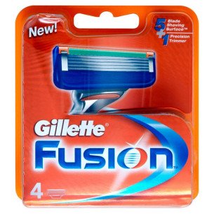 Gillette Fusion резервни ножчета 4 бр Gillette Fusion резервни ножчета 4 бр