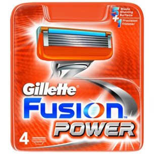 Gillette Fusion Power резервни ножчета 4 бр Gillette Fusion Power резервни ножчета 4 бр