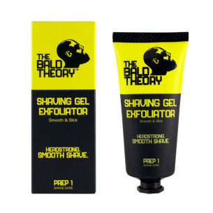 The Bald Theory Ексфолиращ гел за бръснене на скалп The Bald Theory Ексфолиращ гел за бръснене на скалп