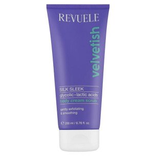 Revuele Velvetish Крем-скраб за тяло с гликолова киселина Silk Sleek