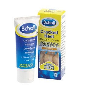 SCHOLL Крем за напукани пети К+, с кератин 60 мл.