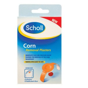 SCHOLL Лепенки за премахване на кожни втвърдявания 8 броя SCHOLL Лепенки за премахване на кожни втвърдявания 8 броя