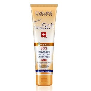 EVELINE EXTRA SOFT ОБНОВЯВАЩА КРЕМ-МАСКА ЗА РЪЦЕ И НОКТИ С АРГАН EVELINE EXTRA SOFT ОБНОВЯВАЩА КРЕМ-МАСКА ЗА РЪЦЕ И НОКТИ С АРГАН